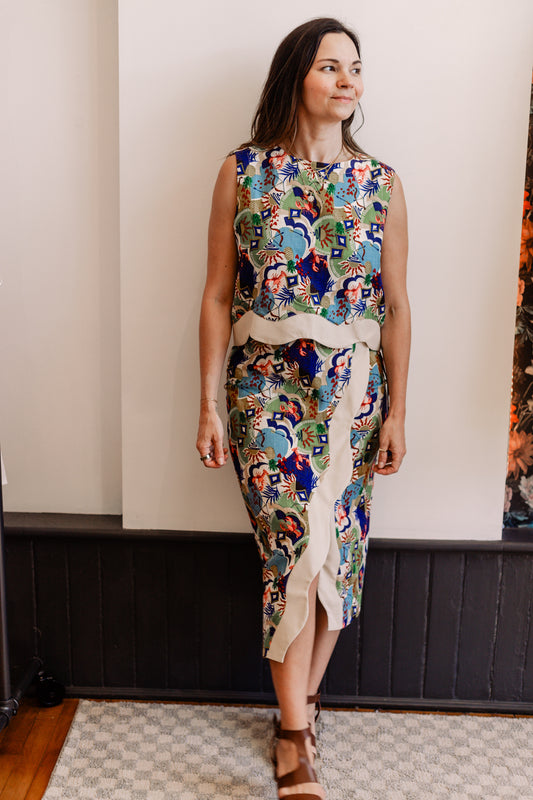 Wave Wrap Skirt
