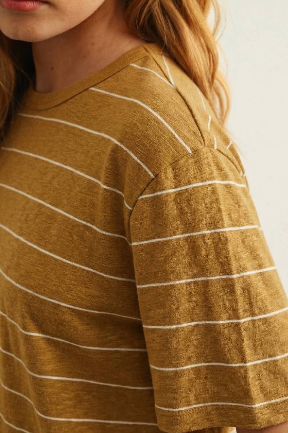Linen Stripe Tee