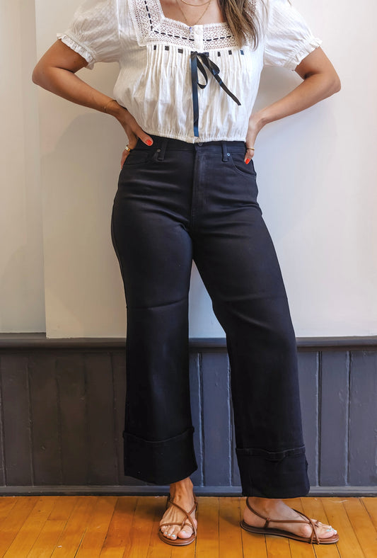 Petite Cuffed Denim