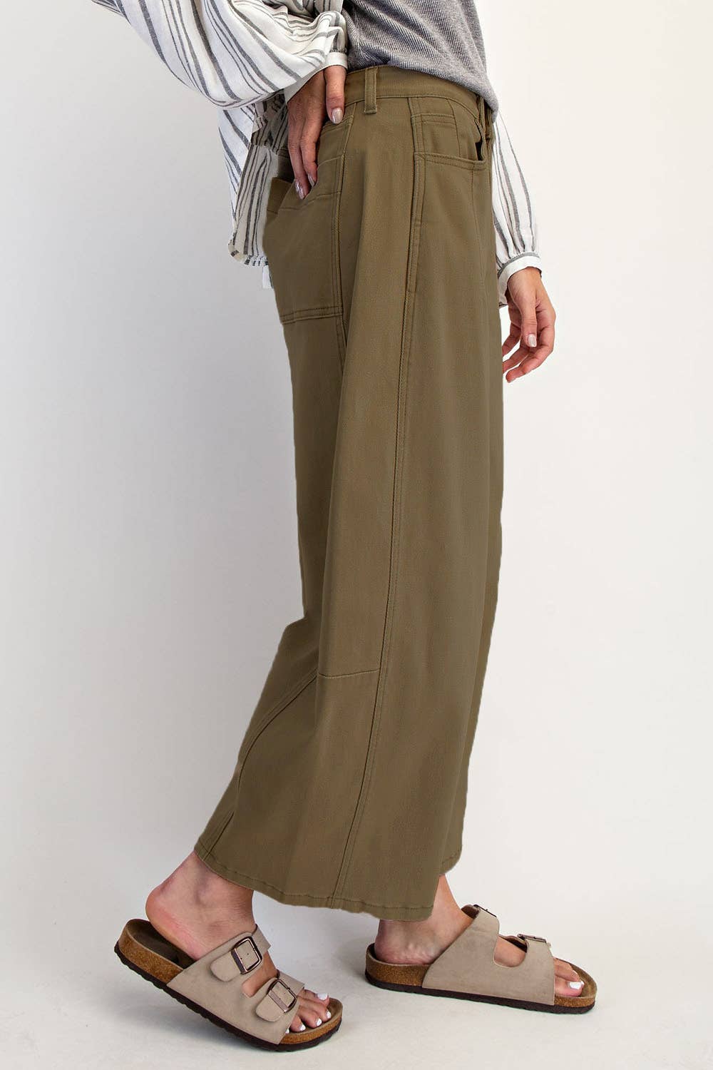 Twill Barrel Pant