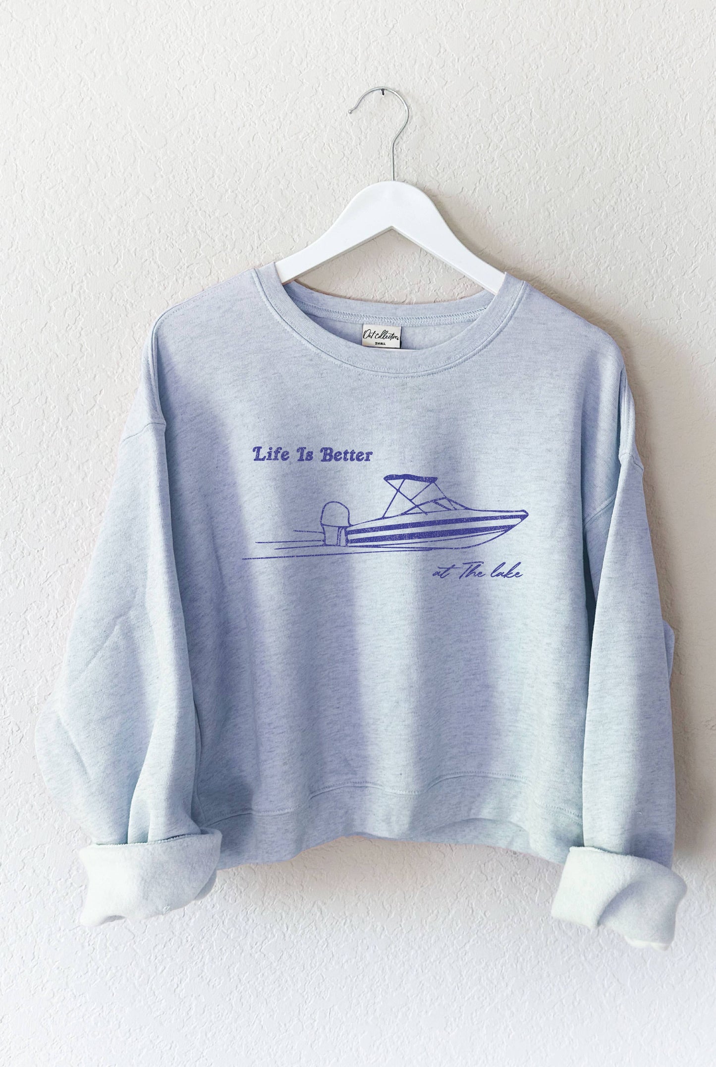 Life Is Better At The Lake Boxy Sweatshirt