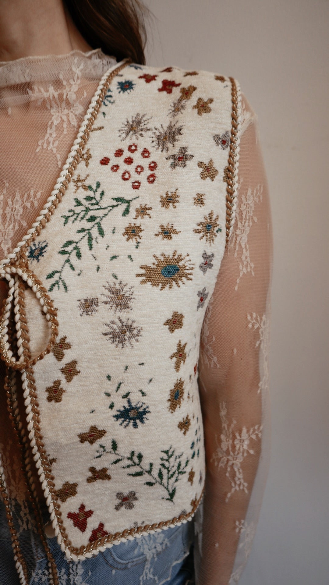 Lace Mesh Layering Top