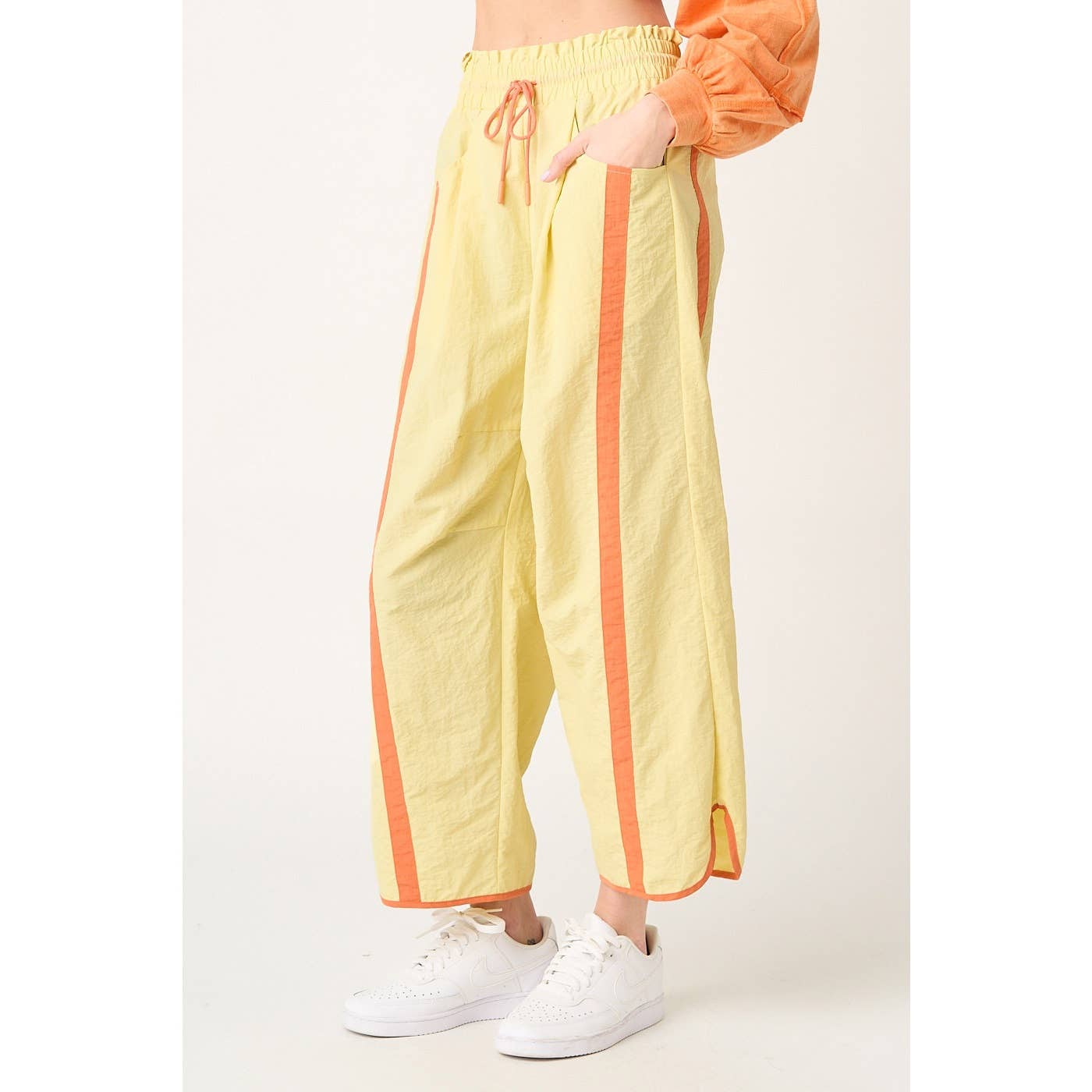 Sporty Stripe Barrel Track Pant
