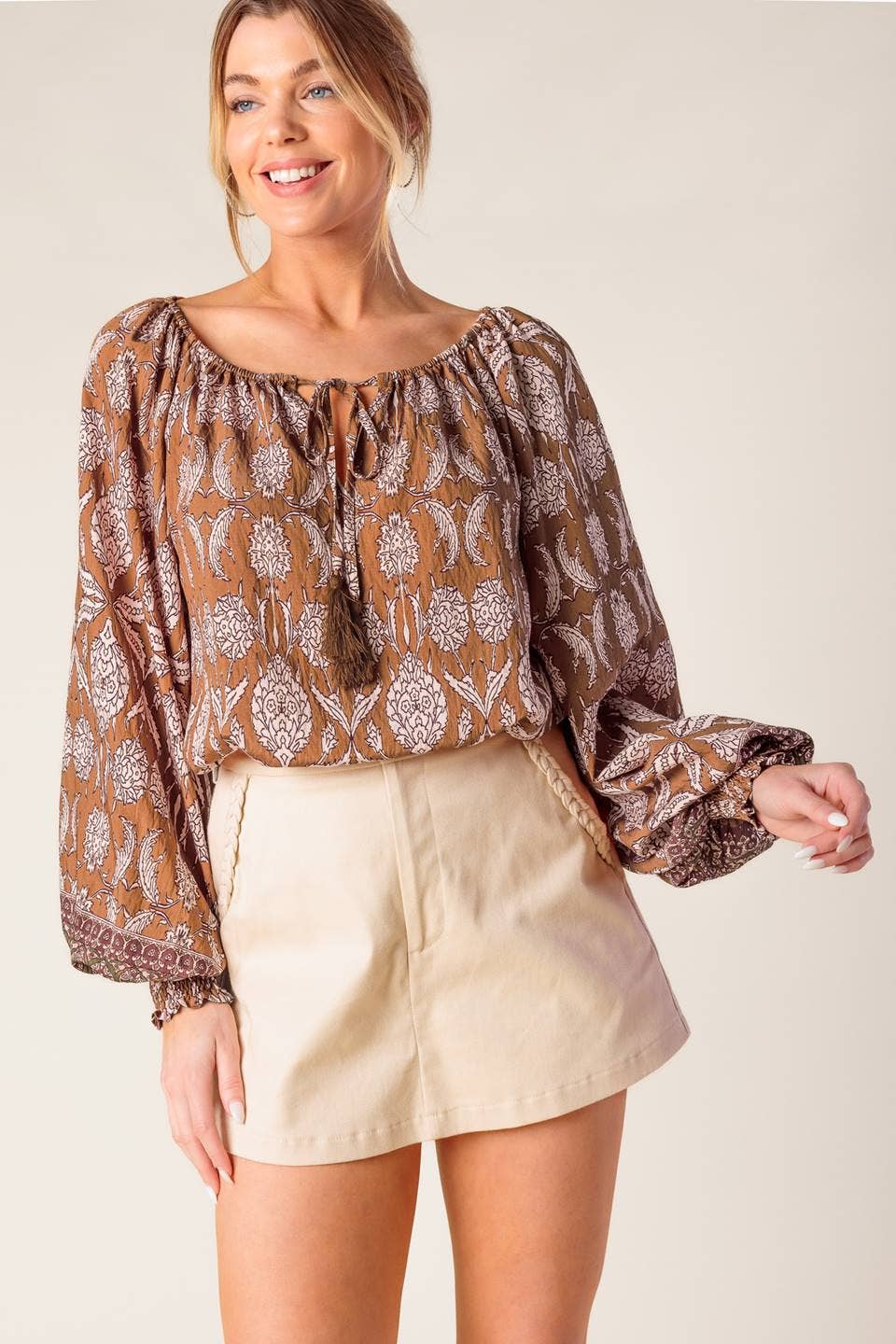 Paisley Boho Blouse