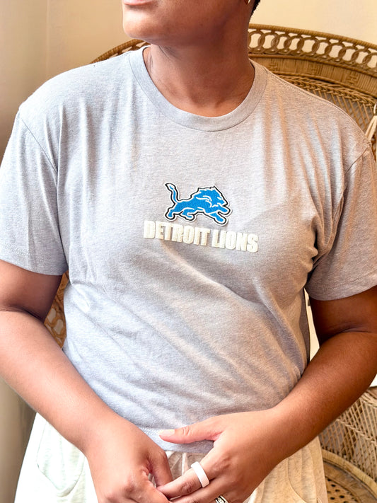 Detroit Lions Logo Patch Baby Tee