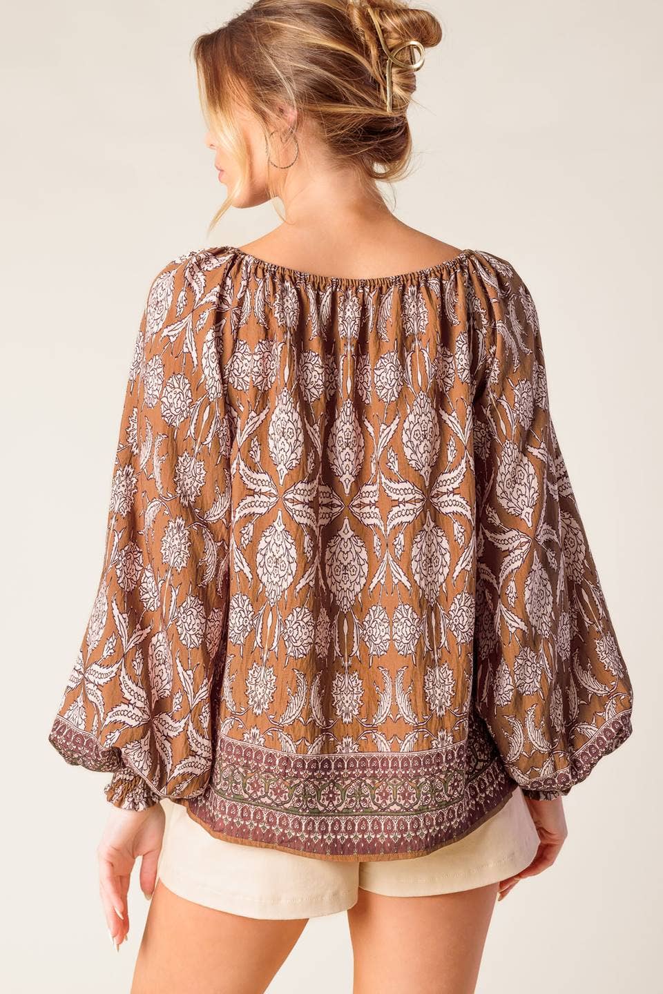 Paisley Boho Blouse