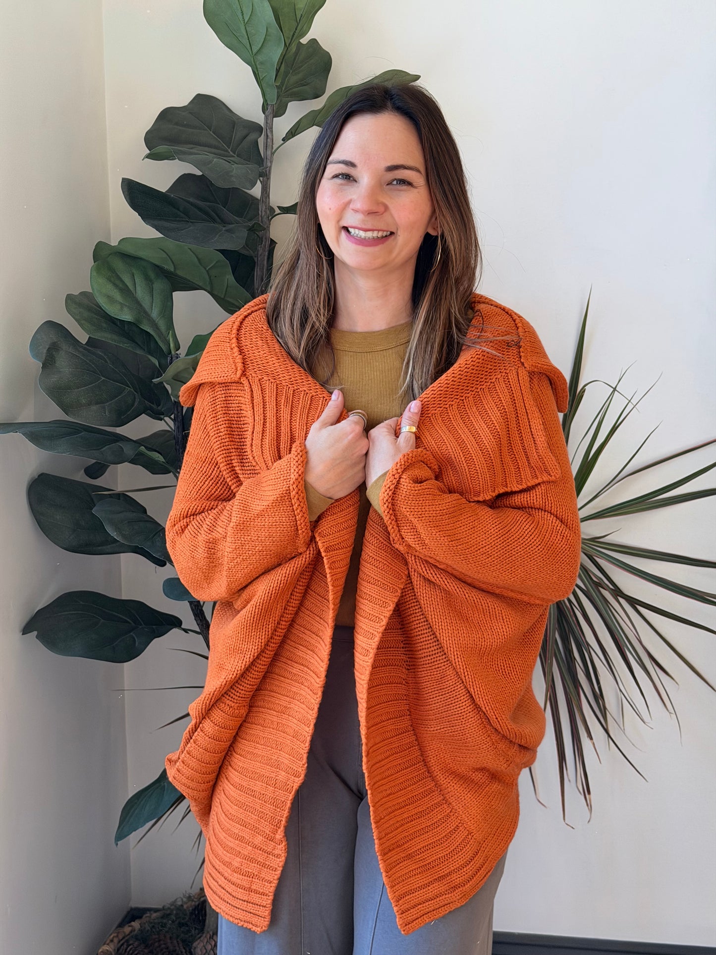 Open Cocoon Cardigan