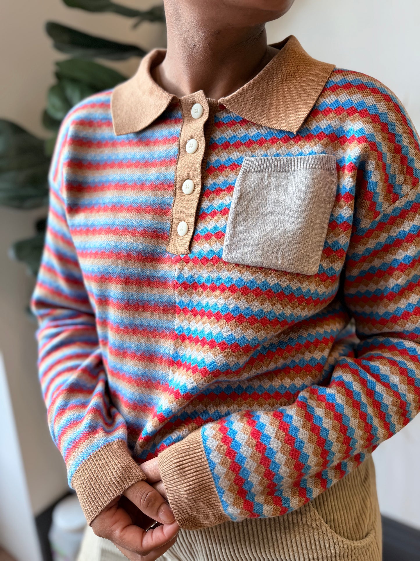 Multi-Color Striped Sweater