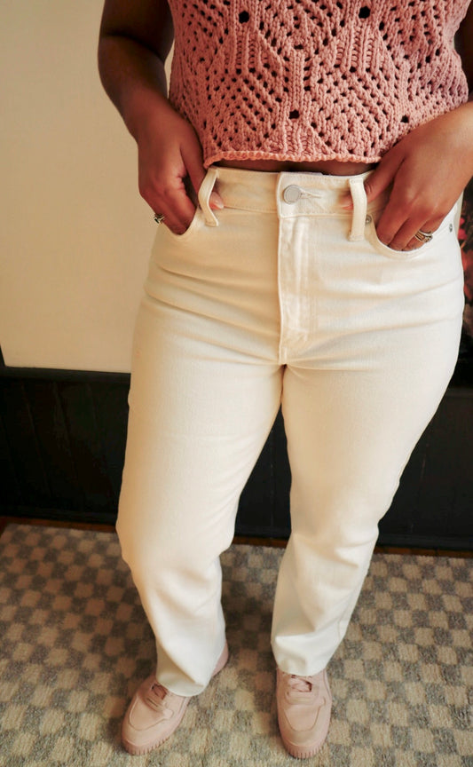 Cut Off Cropped Straight