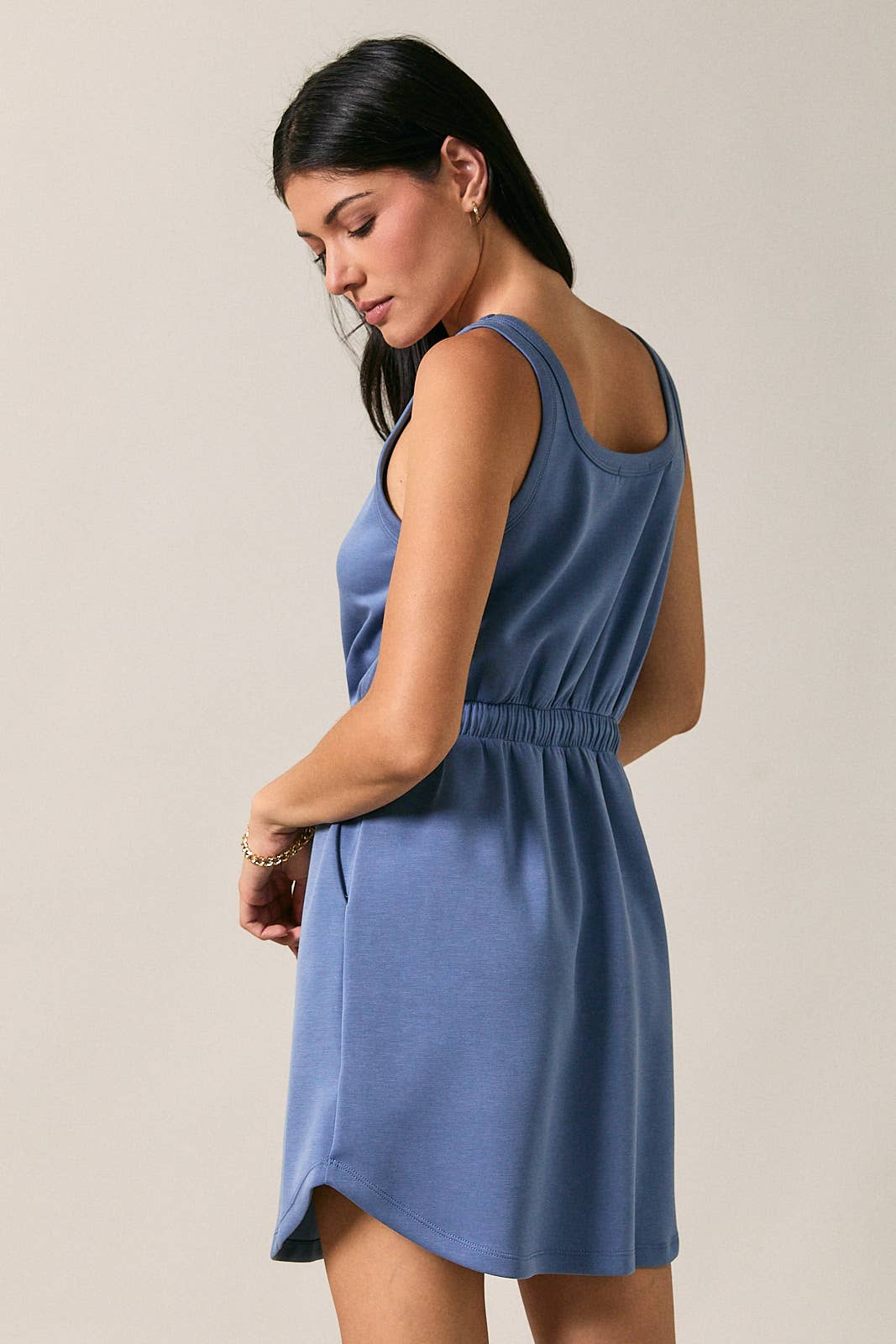 Tank Dress with Elastic Waist