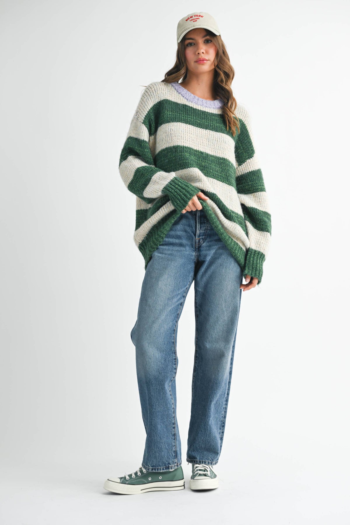 Oversized Striped Sweater