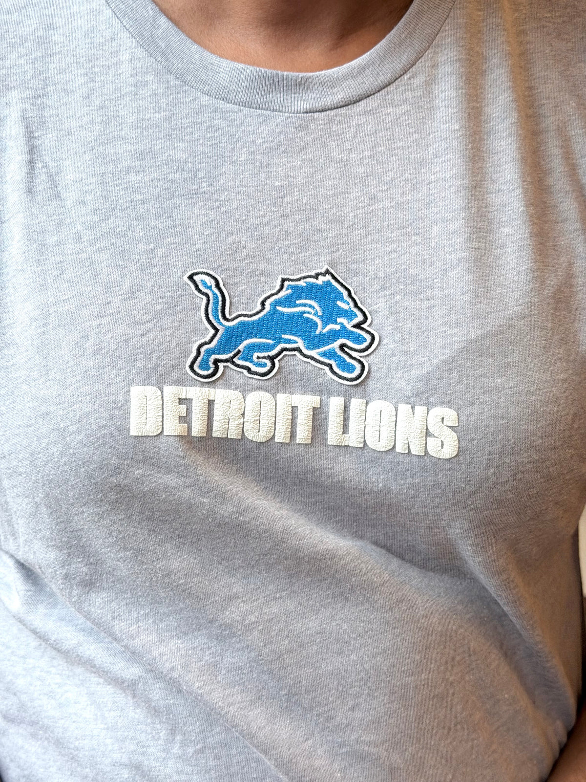 Detroit Lions Logo Patch Baby Tee