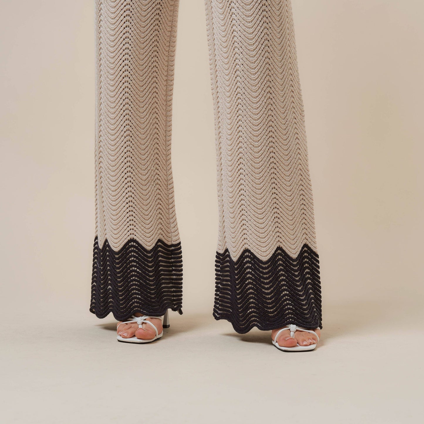Colorblock Knit Pant