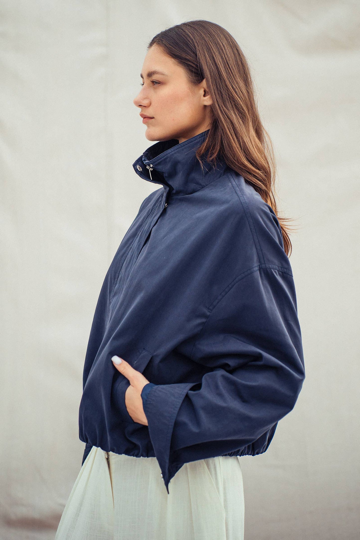 Cropped Lightweight Jacket