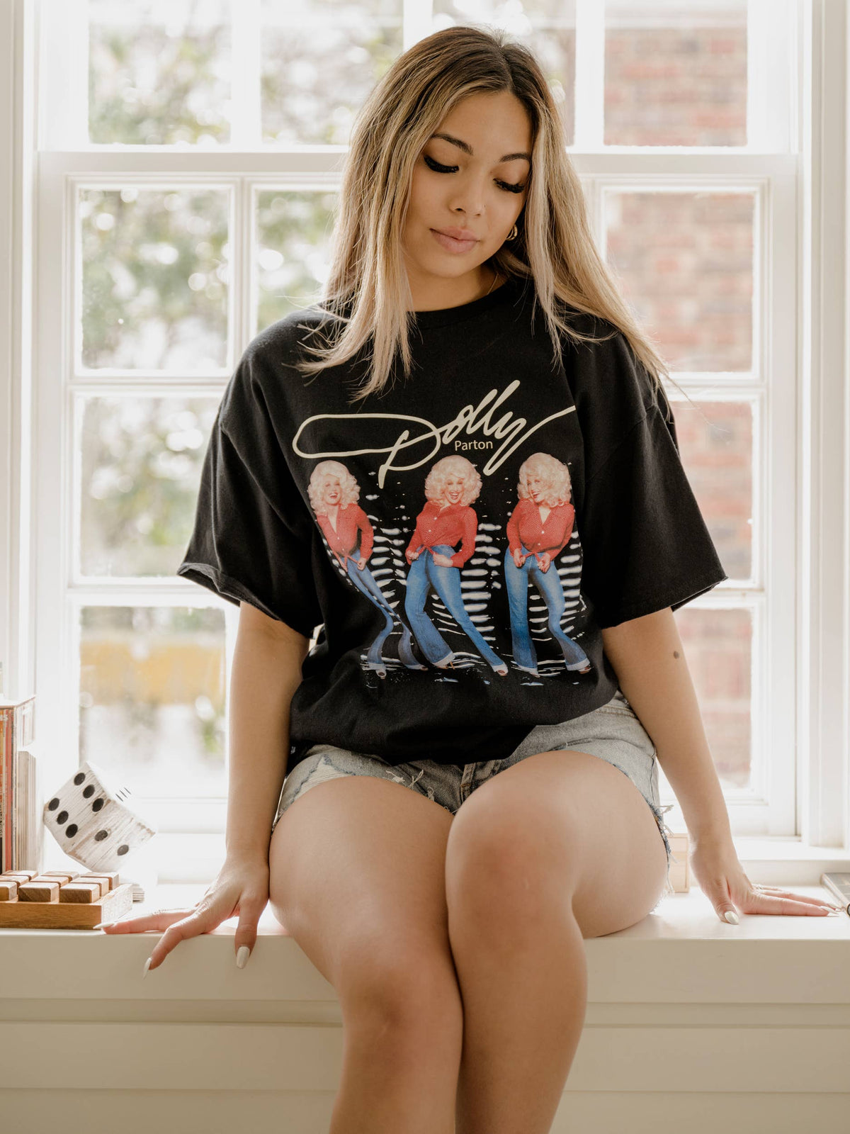 Dolly Parton Triple Threat Licensed Tee