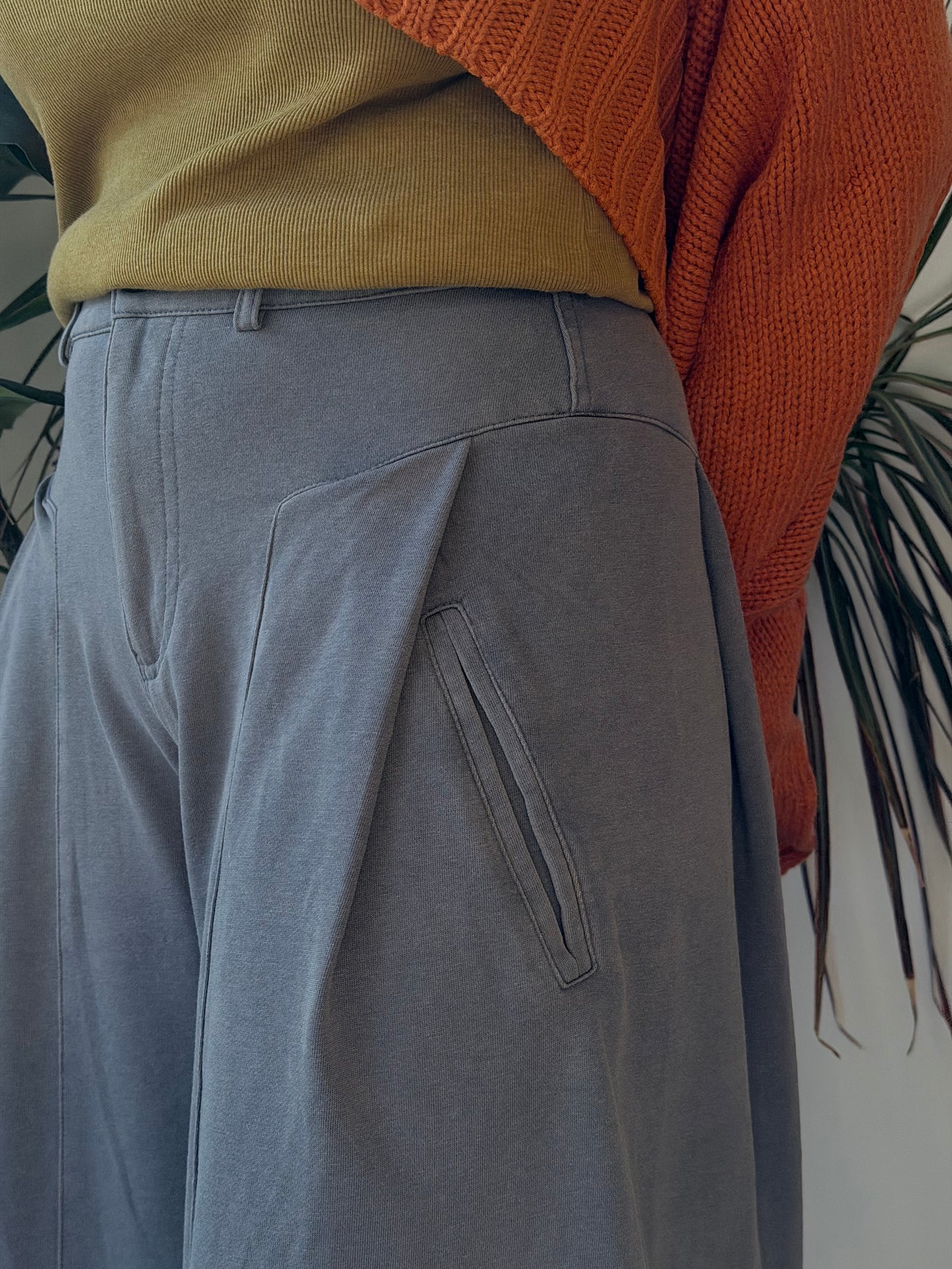 Wide Trouser Knit Pant