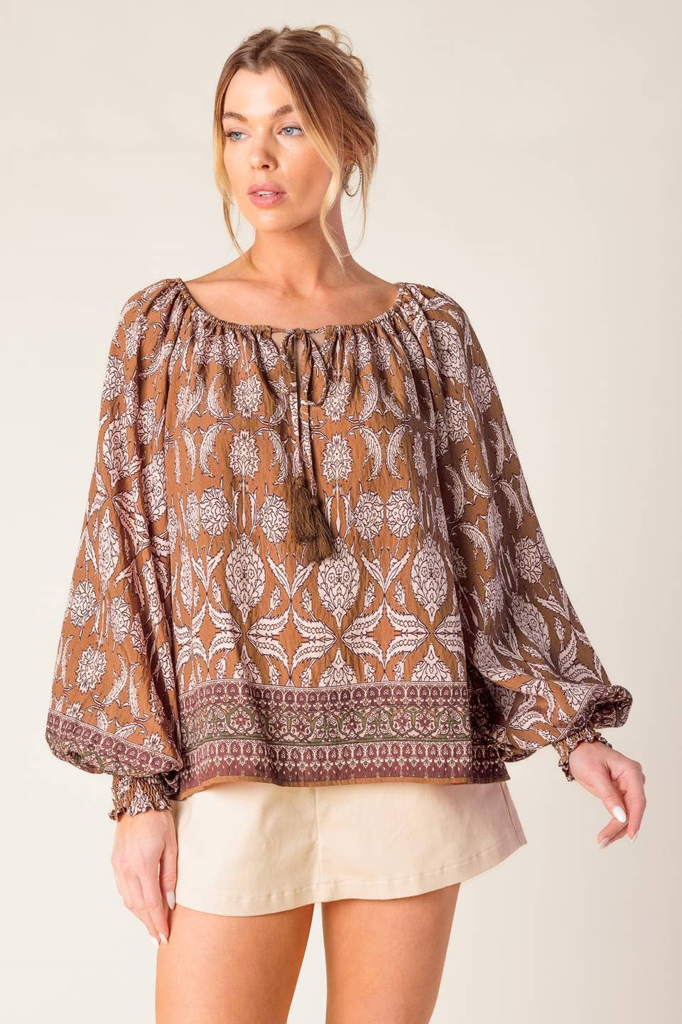 Paisley Boho Blouse