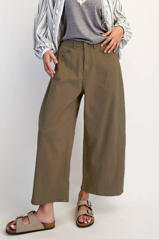 Twill Barrel Pant