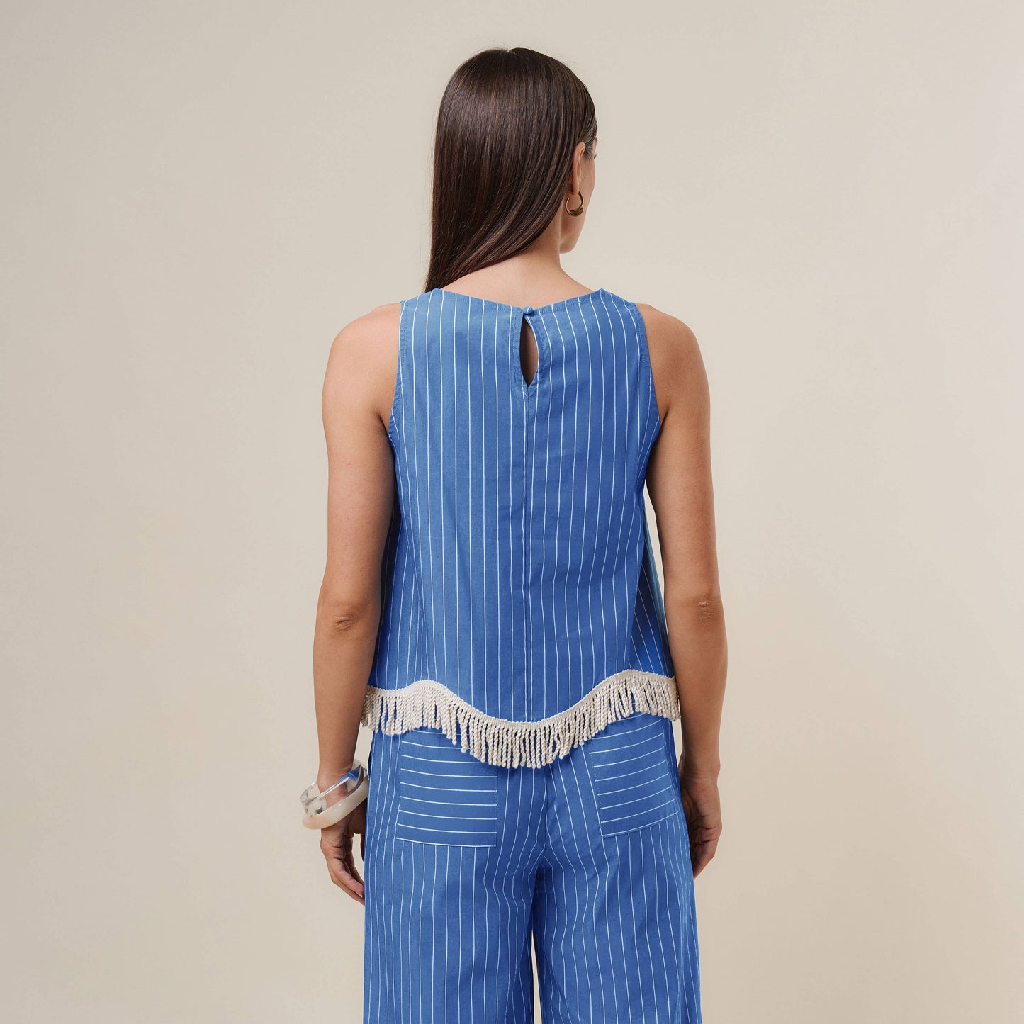 Fringe Stripe Top