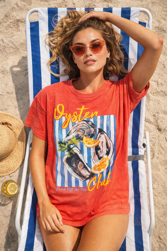 Oyster Club Seafood Tee