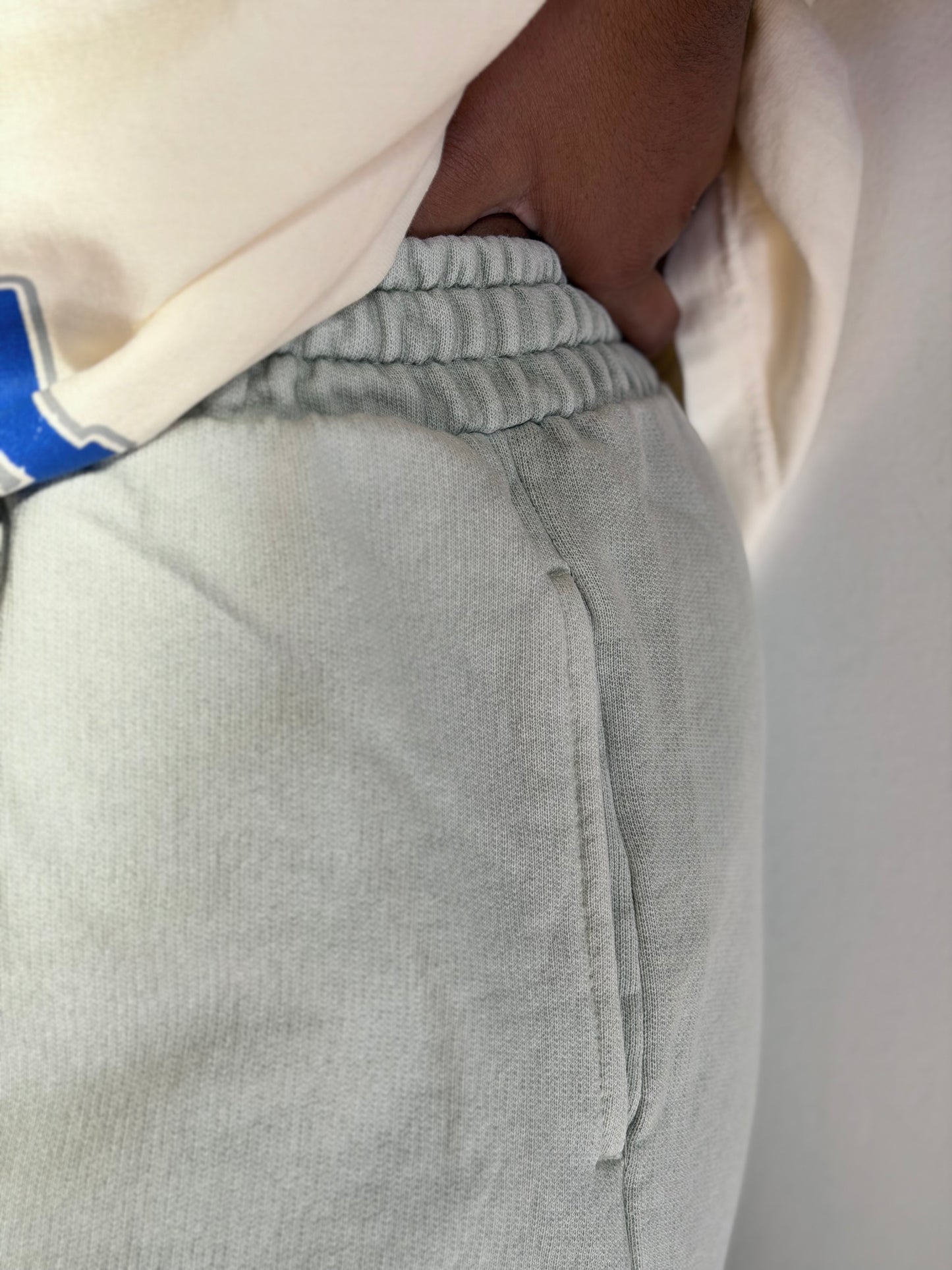 Acid Wash Wide Jogger Sweatpants