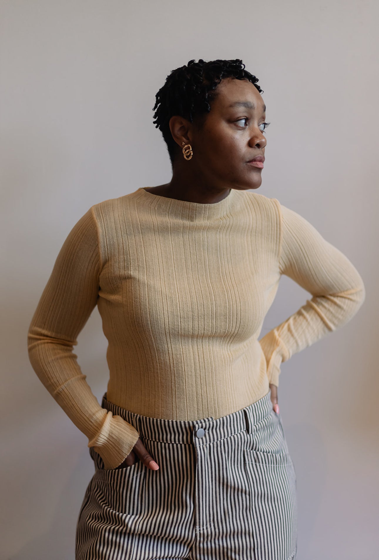 Sheer Long-sleeve layering Tee