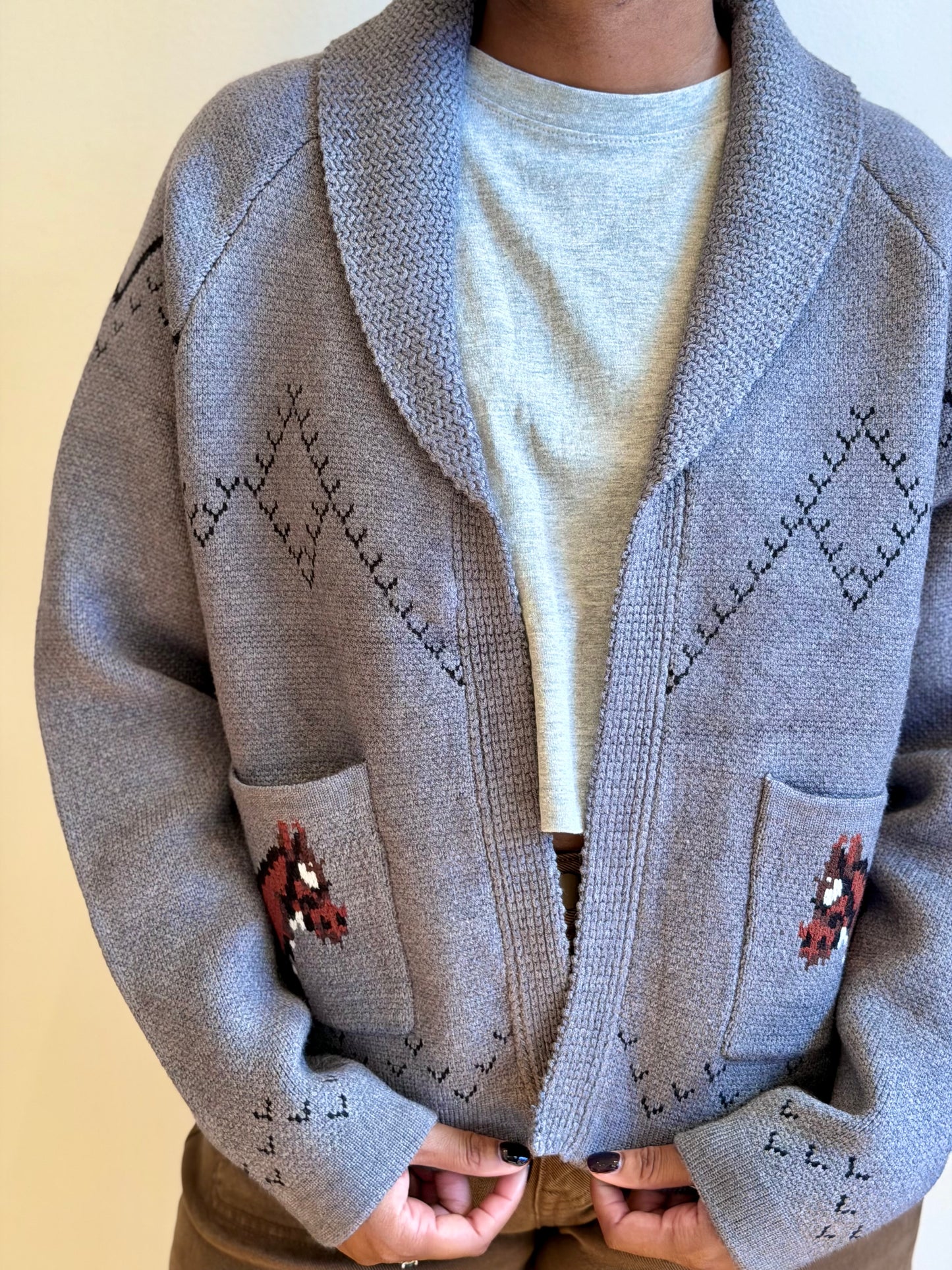 Horse Open Cardigan