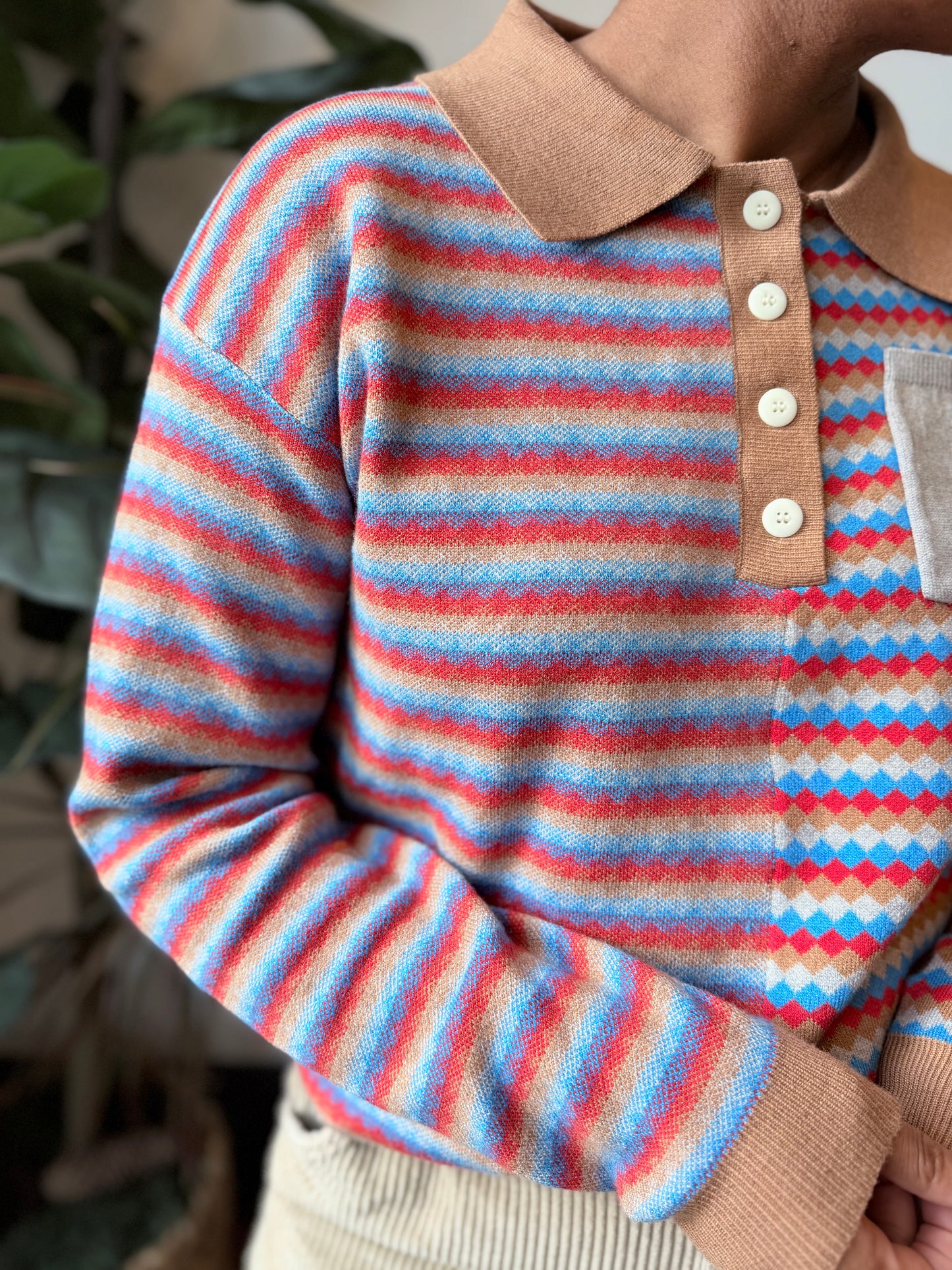 Multi-Color Striped Sweater