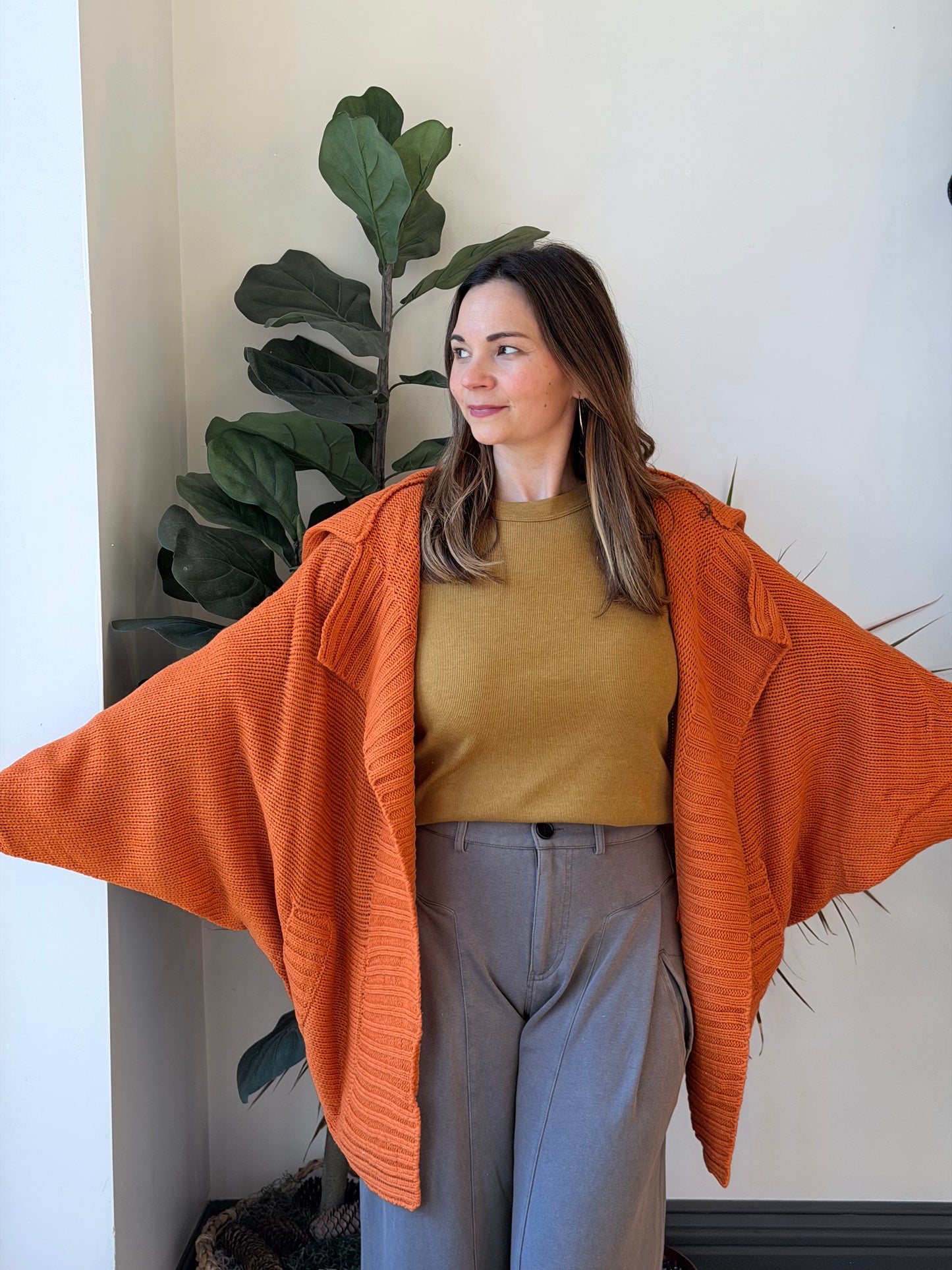 Open Cocoon Cardigan