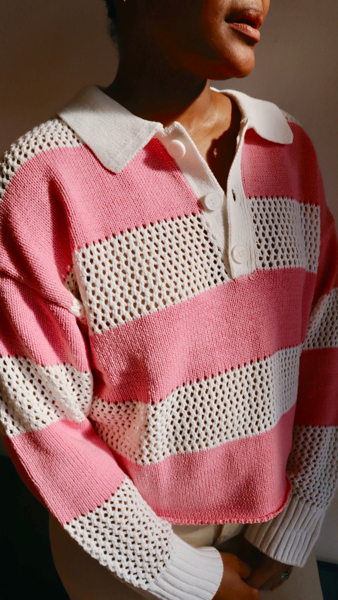 Rugby Collared Pullover Sweater