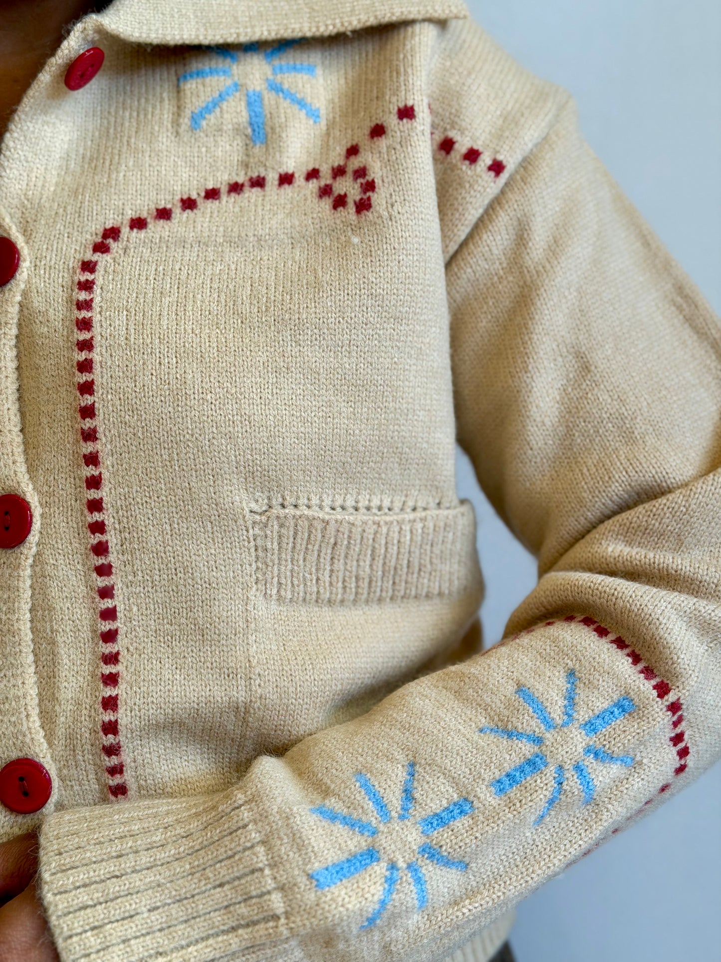 Western Rope Trim Cardigan