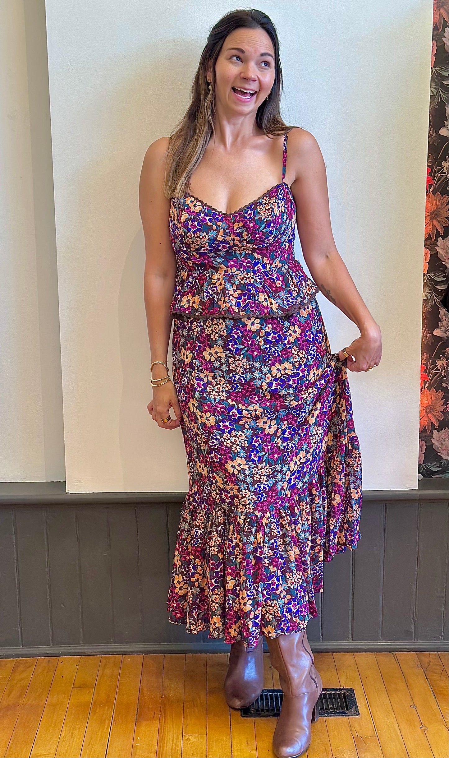 Bloom Ruffled Dress
