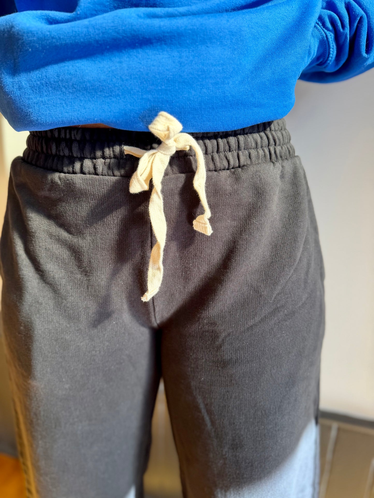 Acid Wash Wide Jogger Sweatpants