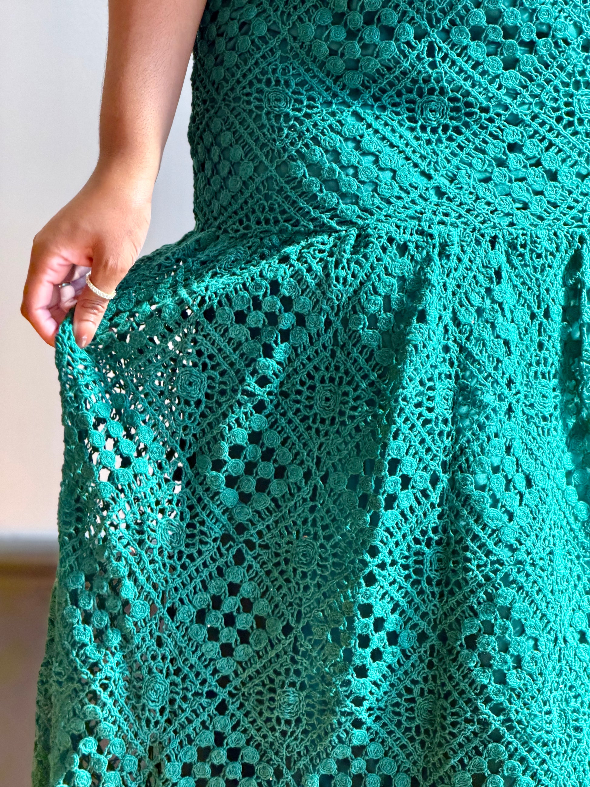 crochet tiered dress pattern Golden Sand Dress Crochet Pattern