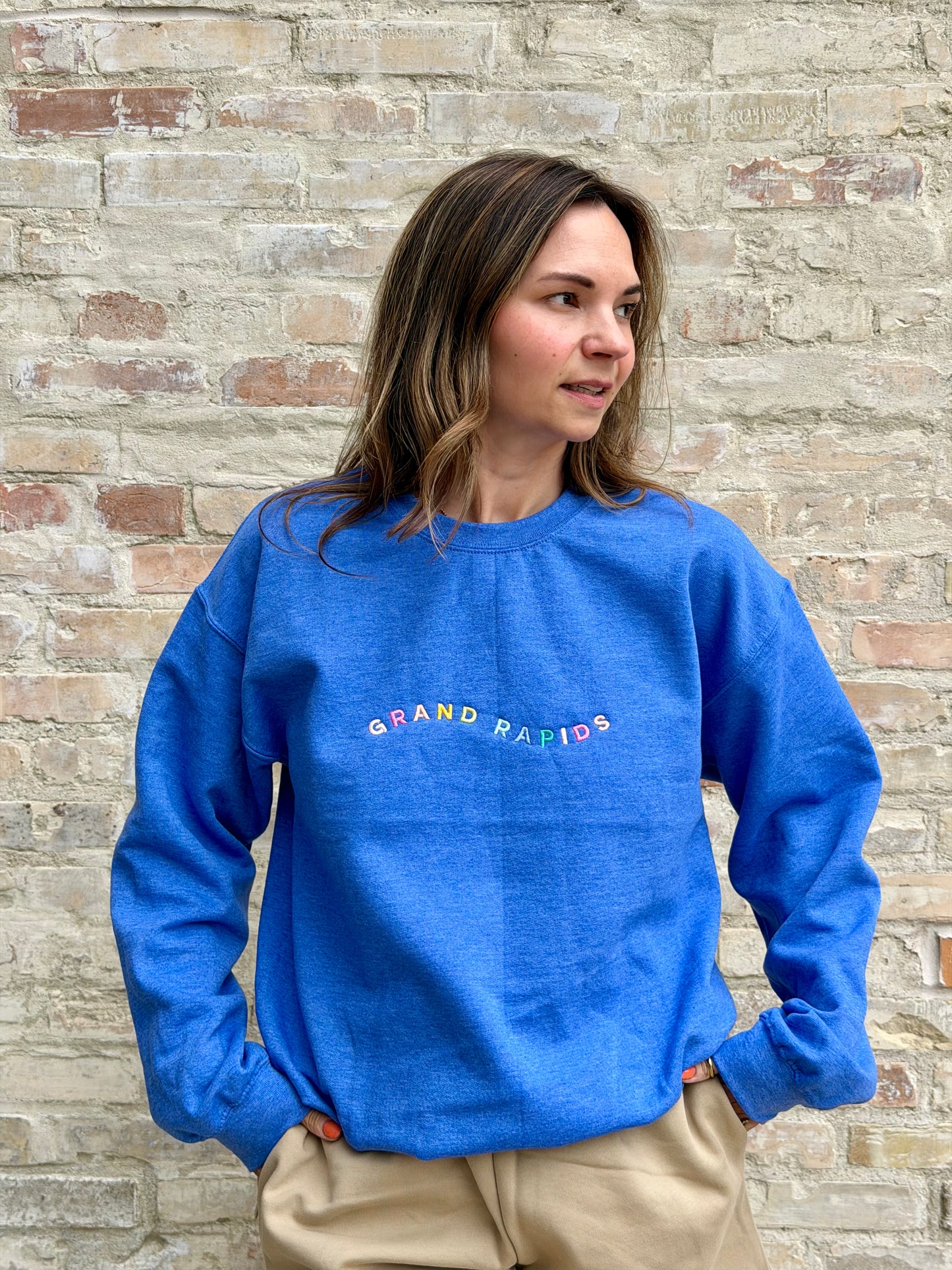 Grand Rapids Embroidered Sweatshirt