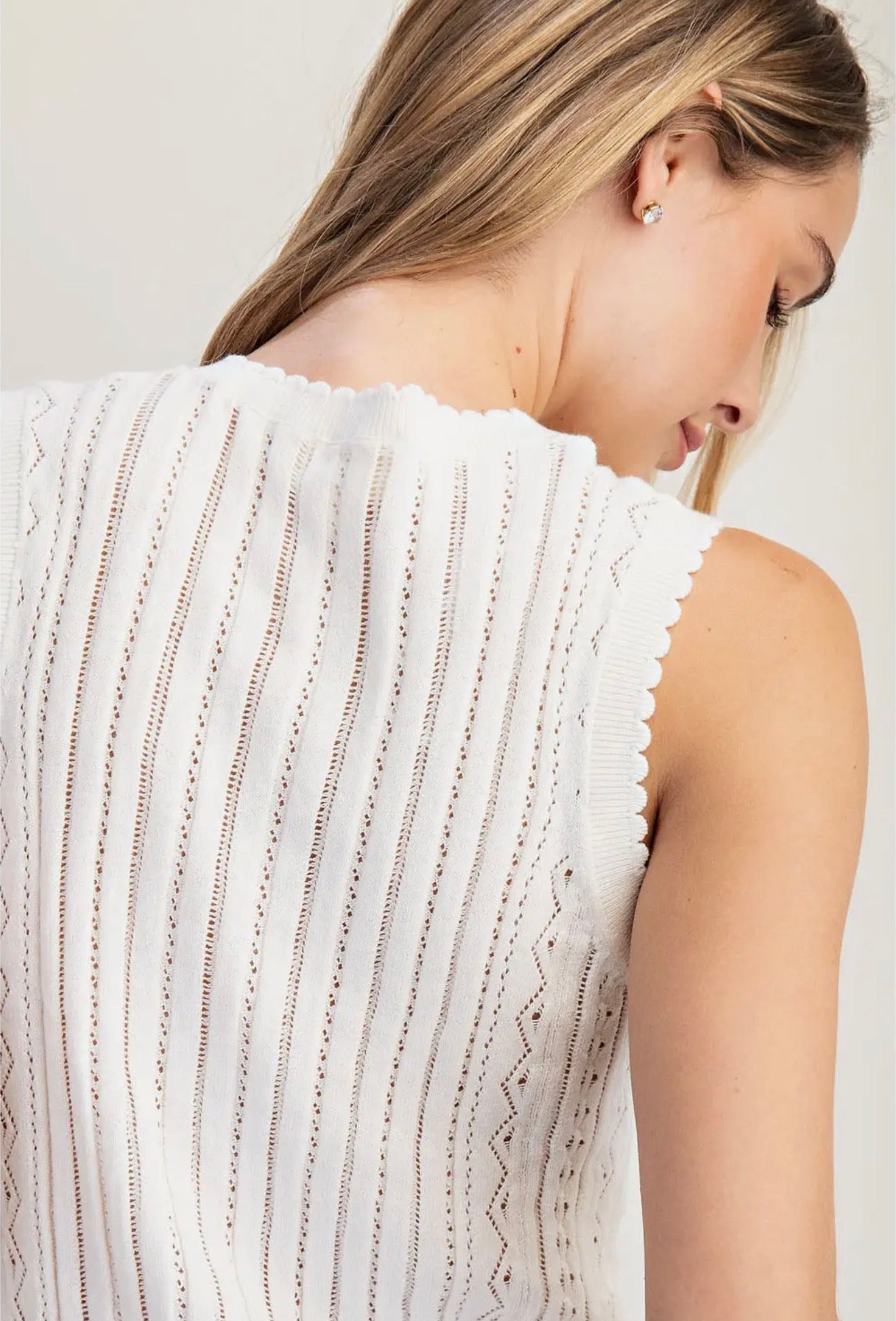 Pointel Ribbed Tank
