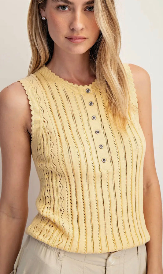 Pointel Ribbed Tank