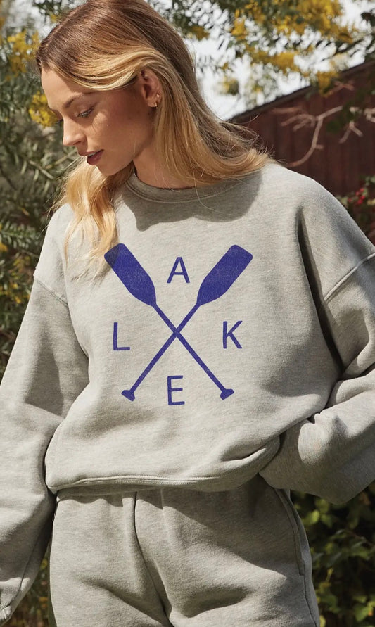Lake and Oars Graphic Sweatshirt