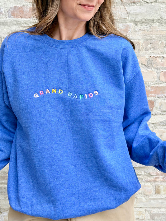 Grand Rapids Embroidered Sweatshirt