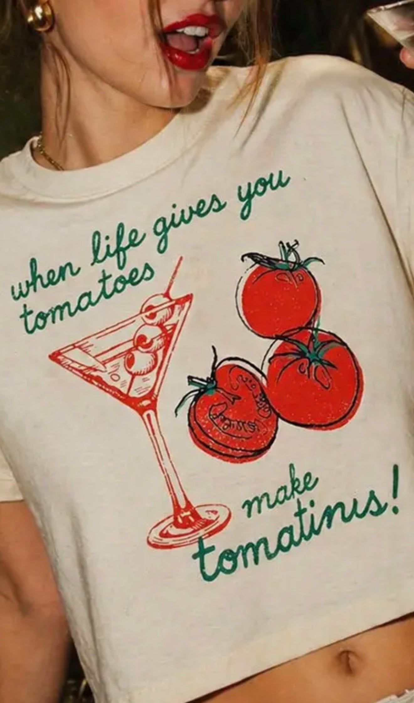 Tomatinis Cropped Tee