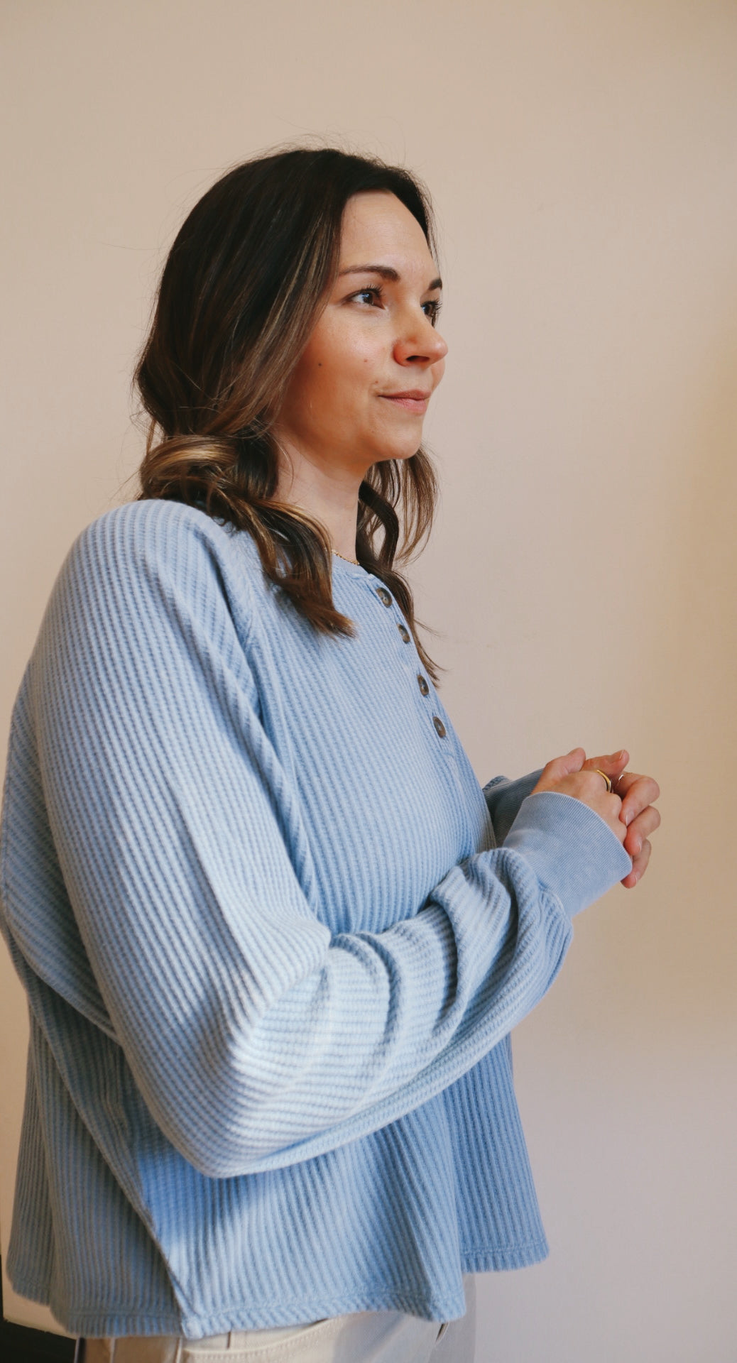 Button Front Henley