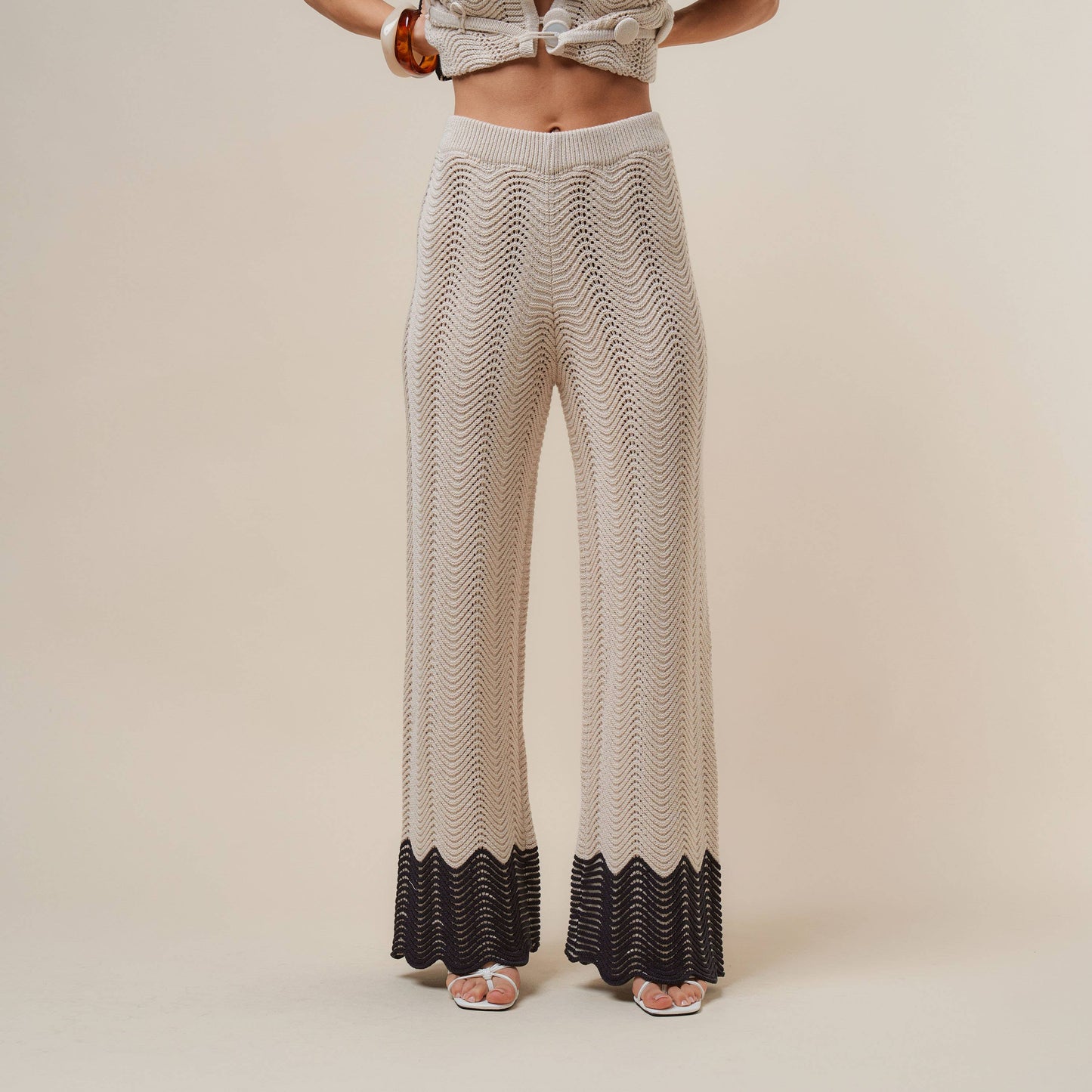 Colorblock Knit Pant