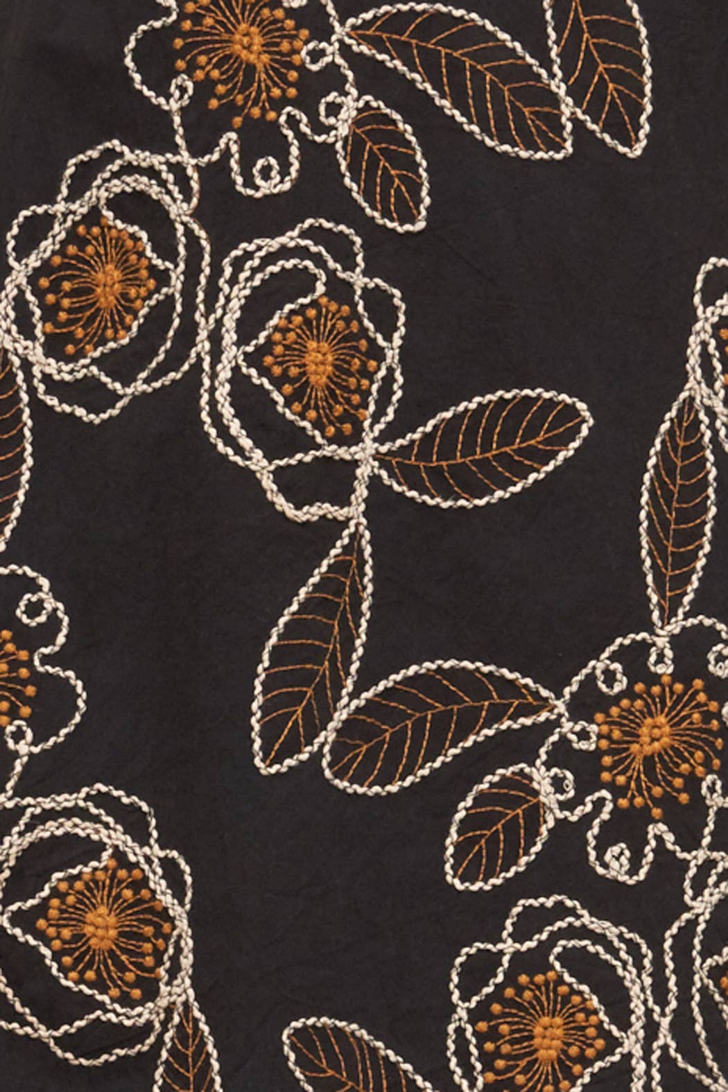 Floral Embroidered Sleeveless Mini Dress