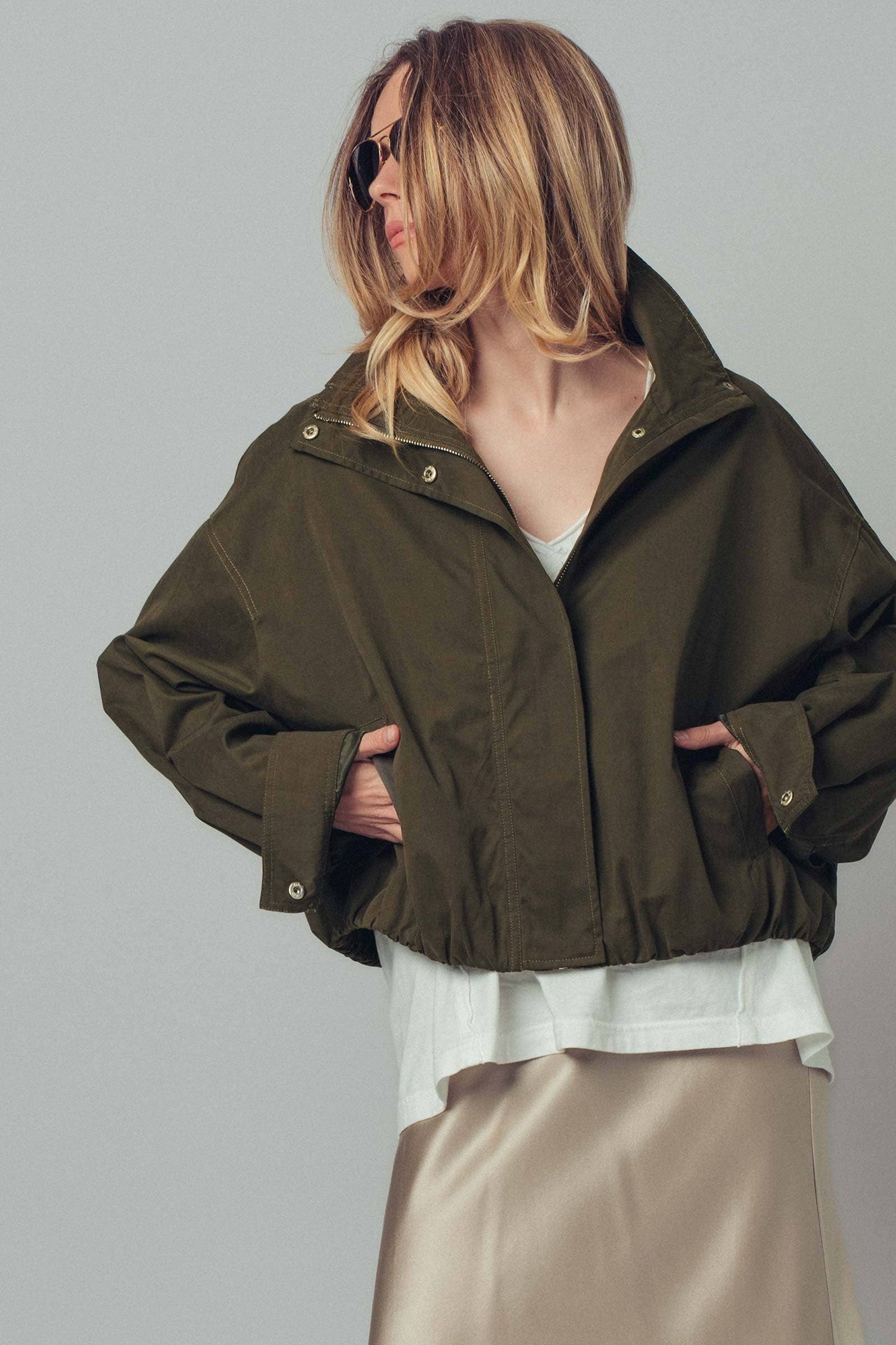 Cropped Lightweight Jacket