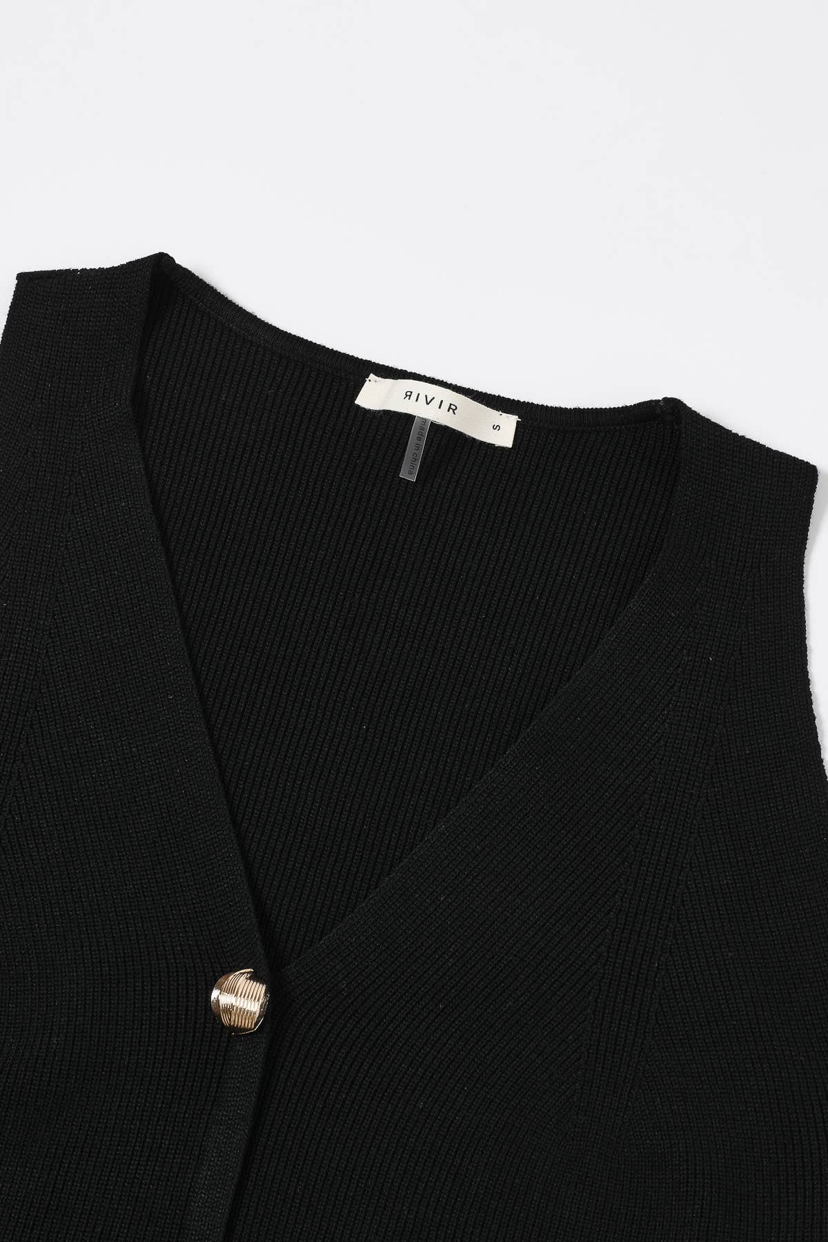 Sleeveless Knit Vest