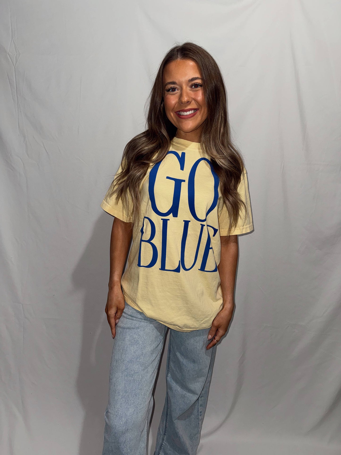 GO BLUE Michigan Puff Tee