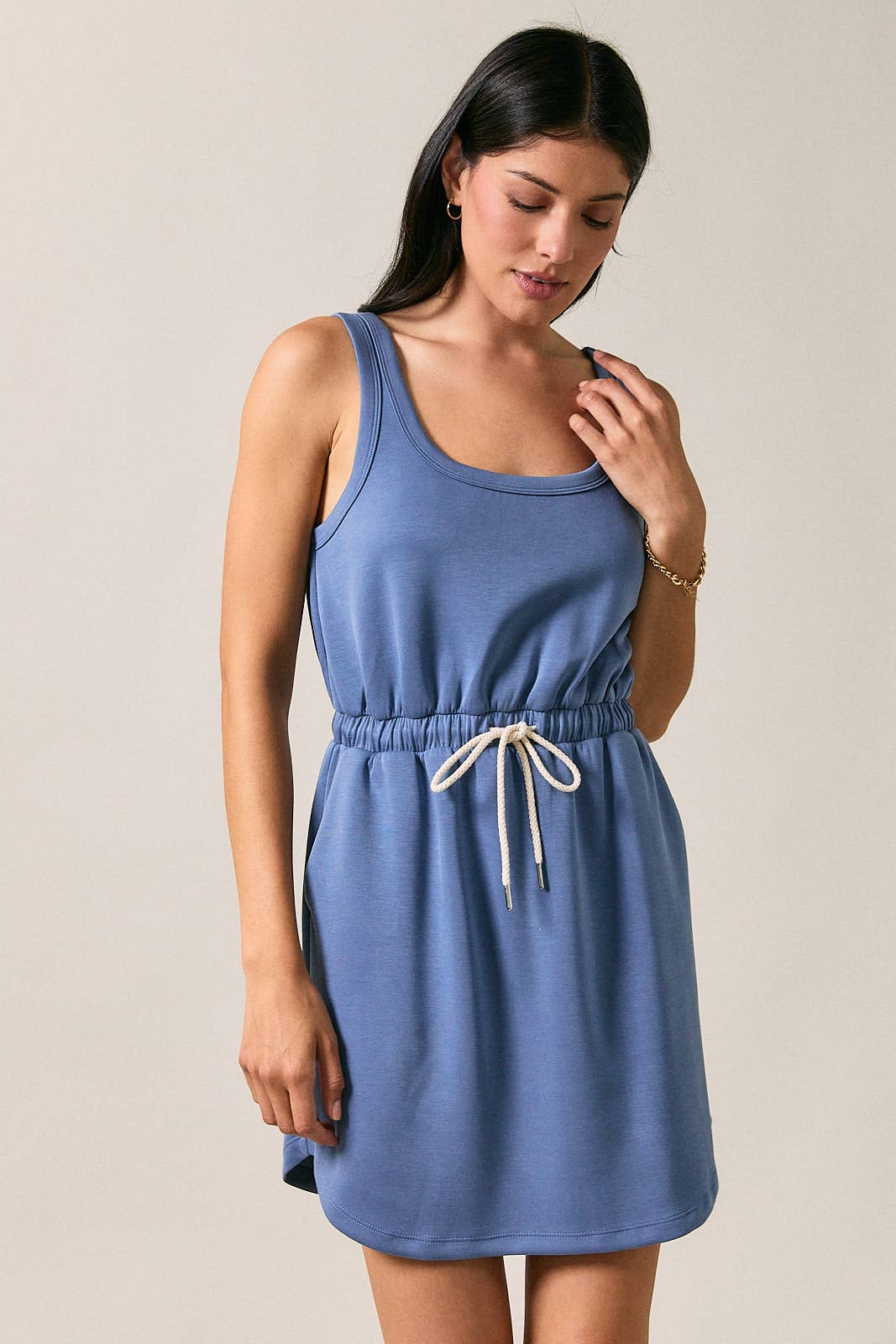 Tank Dress with Elastic Waist