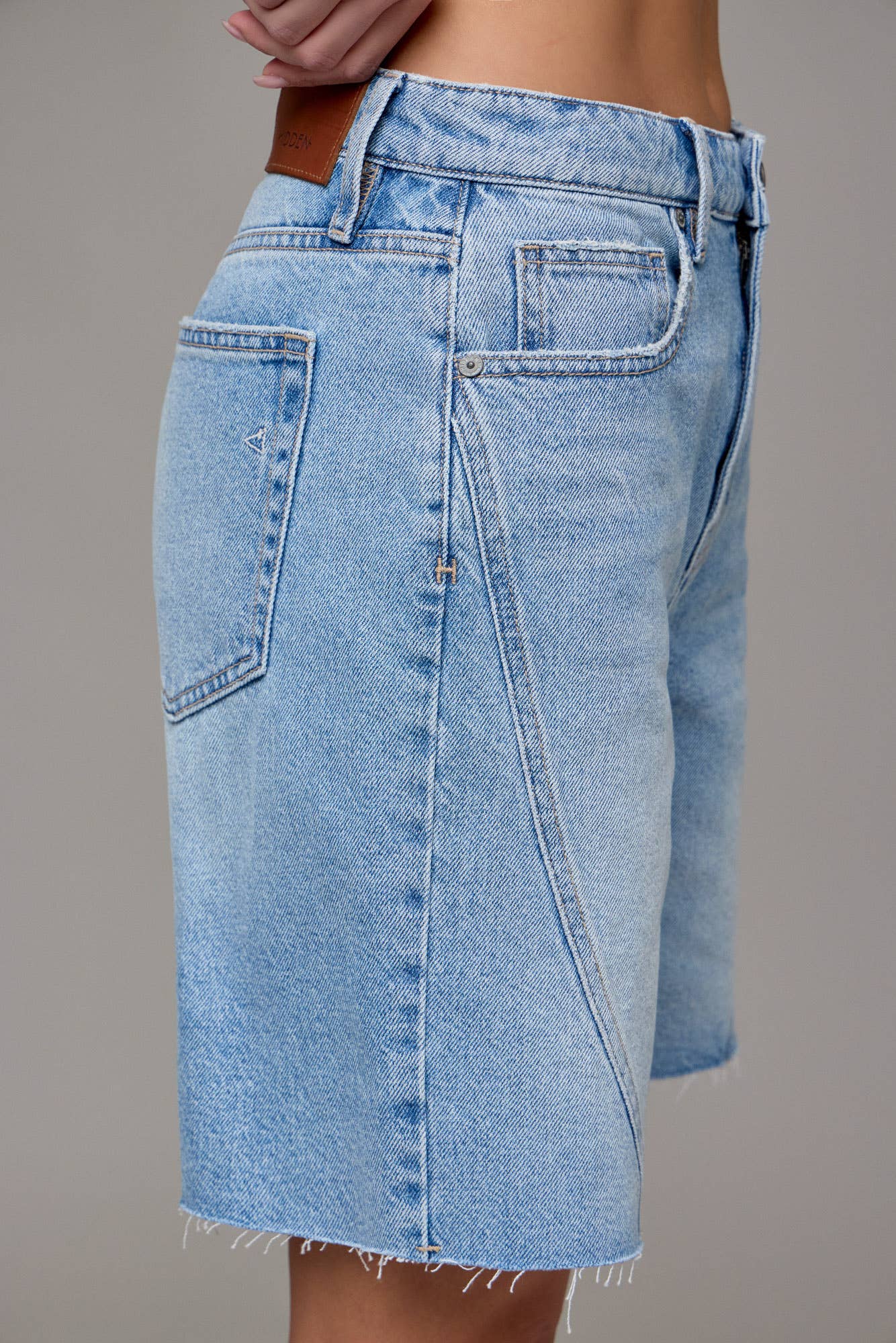 8"  Baggy Denim Shorts