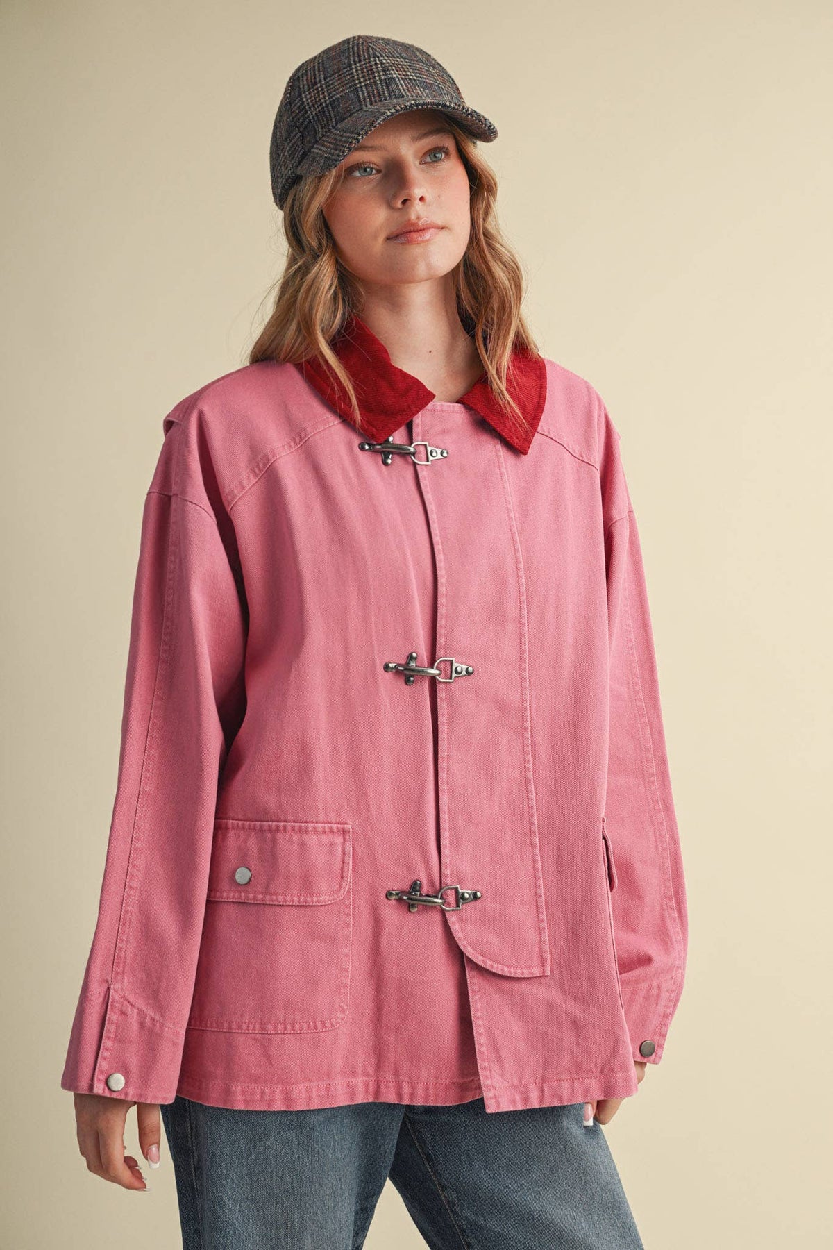 Corduroy Collar Utility Jacket