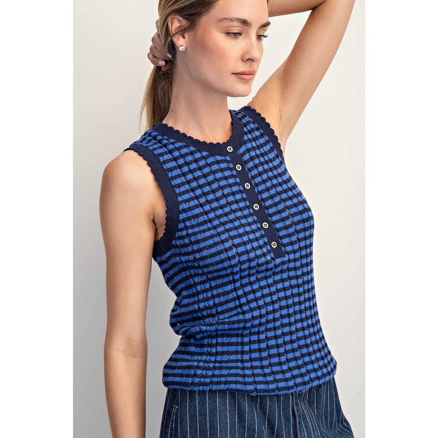 Pointel Ribbed Tank